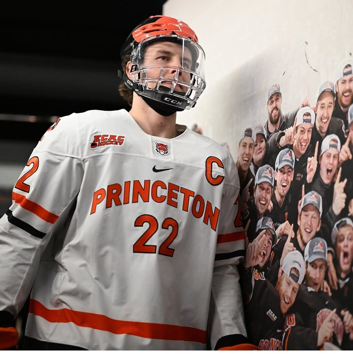 Noah de la Durantaye, founder of Backcheck and former captain of Princeton men's hockey